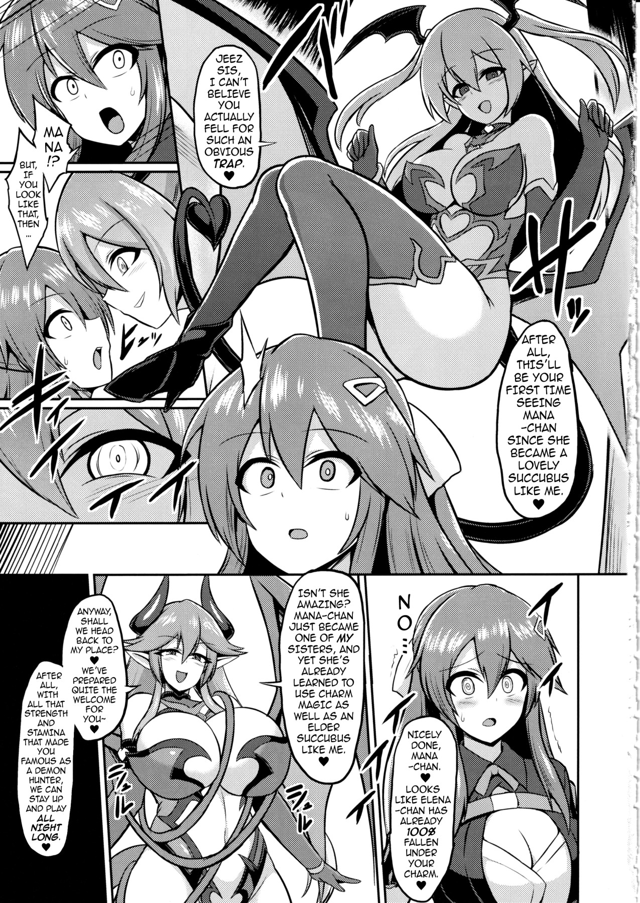 hentai manga A Lesbian Succubus's Lust Crest Pleasure Training 2